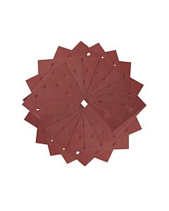 1/4 FEUILLE ABRASIVE POUR PONCEUSES VIBRANTES GRAIN 120 - 8 PERFORATIONS 115X115MM MULTI-USAGES PEINTURE / BOIS - A SEC - DEWALT DT3033-QZ