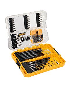 MOYEN COFFRET TOUGHCASE BOIS 57 PIECES MECHE A BOIS 3 POINTES DIAMETRE : 3, 4, 5, 6, 8, 10, 12MM MECHE A BOIS PLATE DIAMETRE : 12, 14, 16, 20, 22, 25MM EMBOUTS 25MM : PH1, PH2X3, PH3, PZ1, PZ2X3, PZ3, T15, T20X22, T25X4, T30, T40 EMBOUTS 50MM : PZ2, PH2, 
