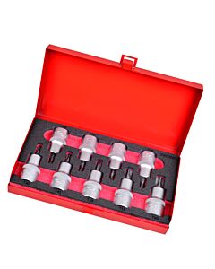 COFFRET DE DOUILLES TOURNEVIS 1/2’’ TORX 55 MM 9 PCS - HEXEL 508C9
